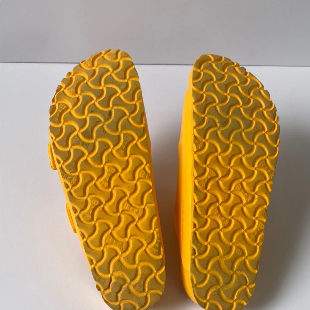 Birkenstock Yellow Sandals with Buckle Detail - Picture 9 of 11